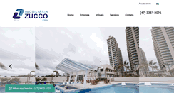 Desktop Screenshot of imobiliariazucco.com.br