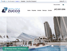 Tablet Screenshot of imobiliariazucco.com.br